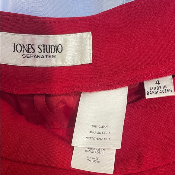 Jones Studio Vibrant Red Dress slacks Size 4? - Picture 3 of 8
